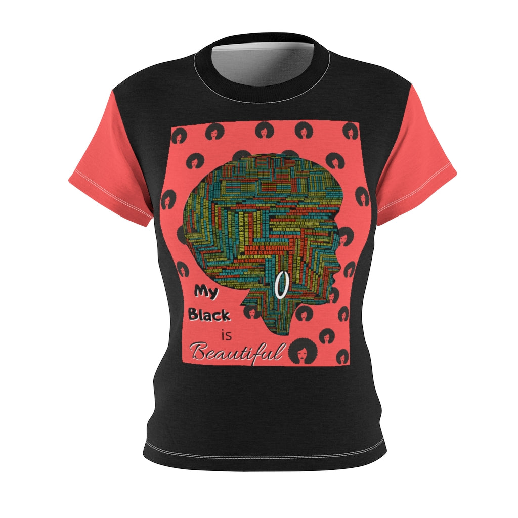 My Black is Beautiful Women's AOP Cut & Sew Tee