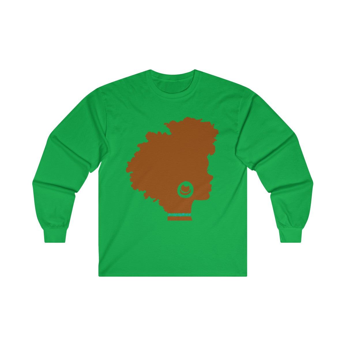 Beautifully Shaded Adult Cotton Long Sleeve Tee