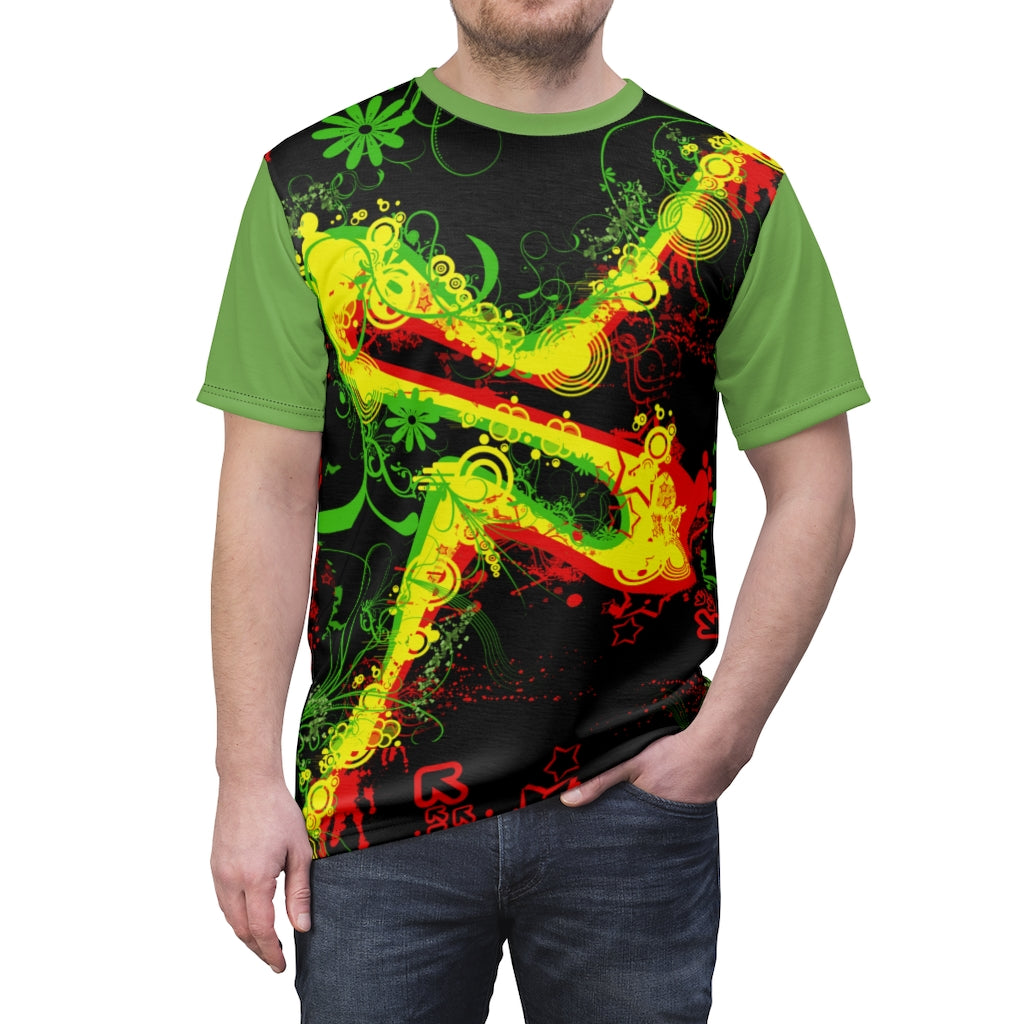 Marley Green Unisex AOP Cut & Sew Tee