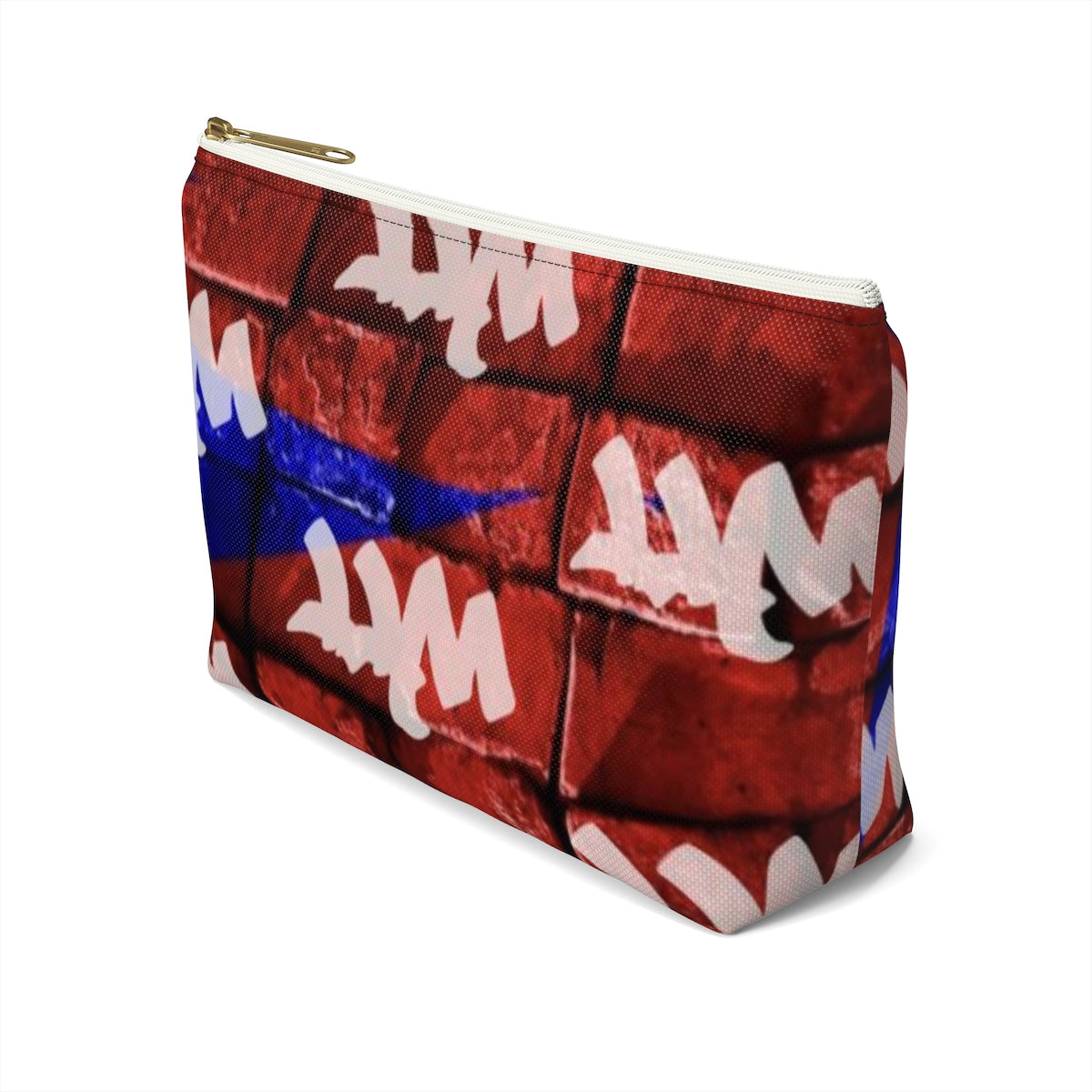 WTT logo Blue/Red Brick Accessory Pouch w T-bottom