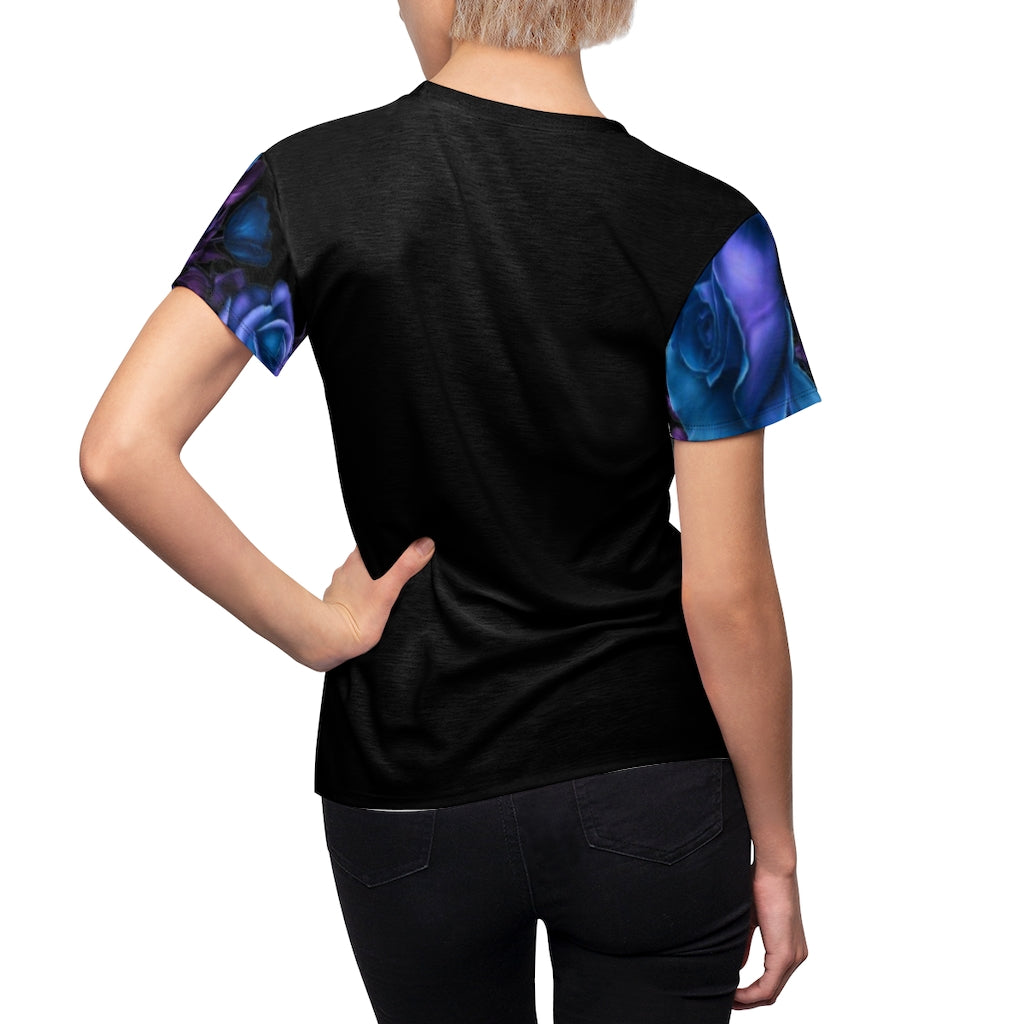 Midnight Bloom Women's AOP Cut & Sew Tee
