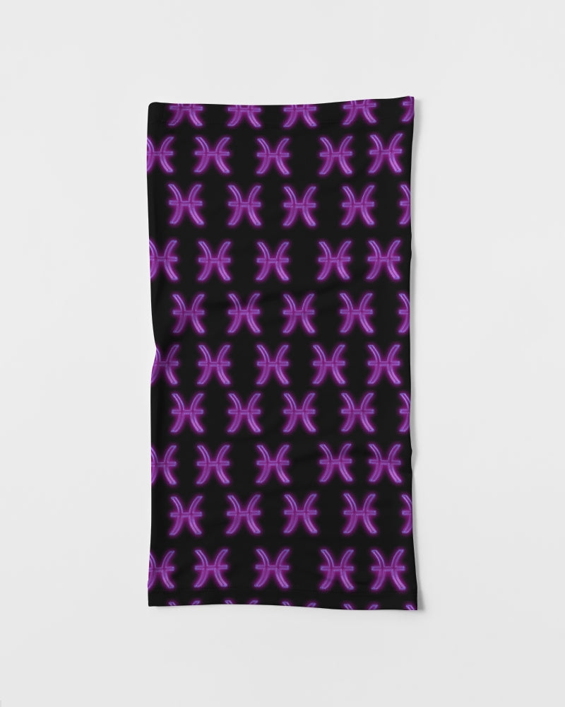 Purple Pisces Neck Gaiter Set