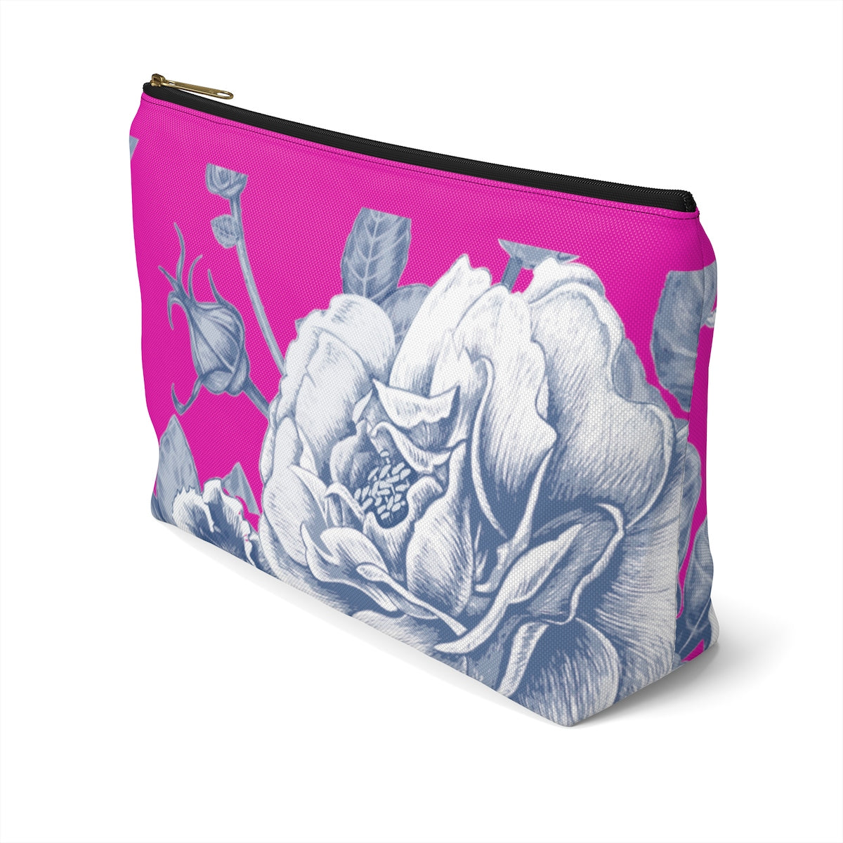 Pretty Pink, Baby Blue Accessory Pouch w T-bottom