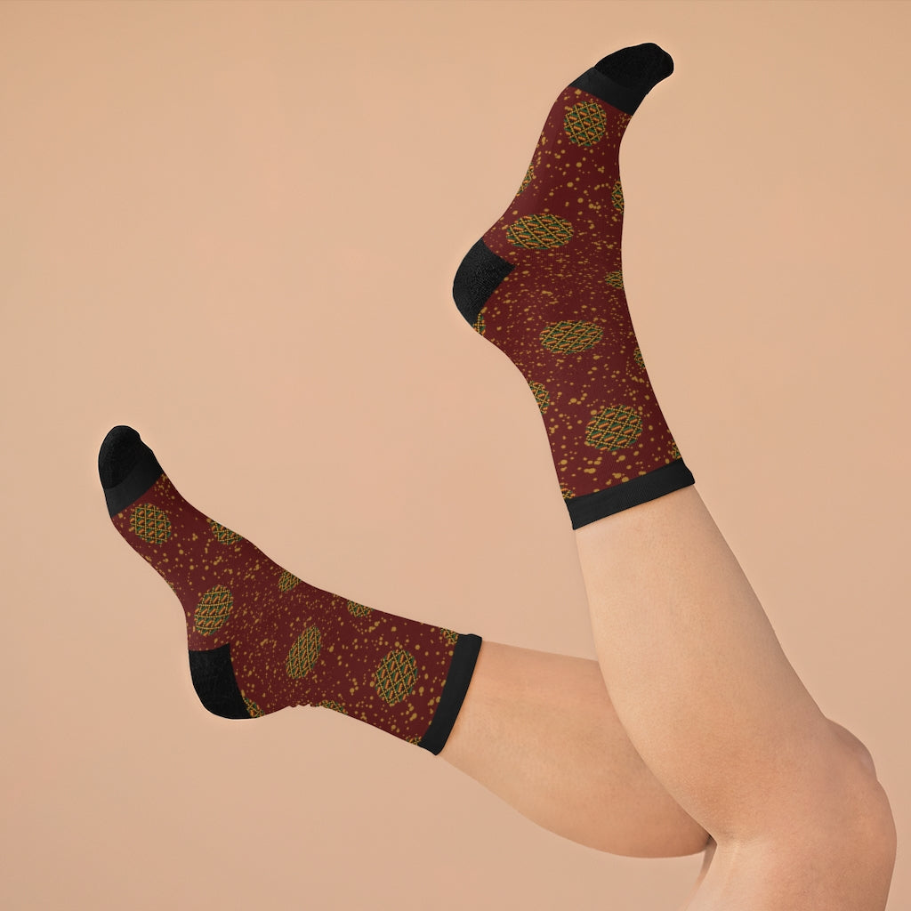 Motherspace Red DTG Socks