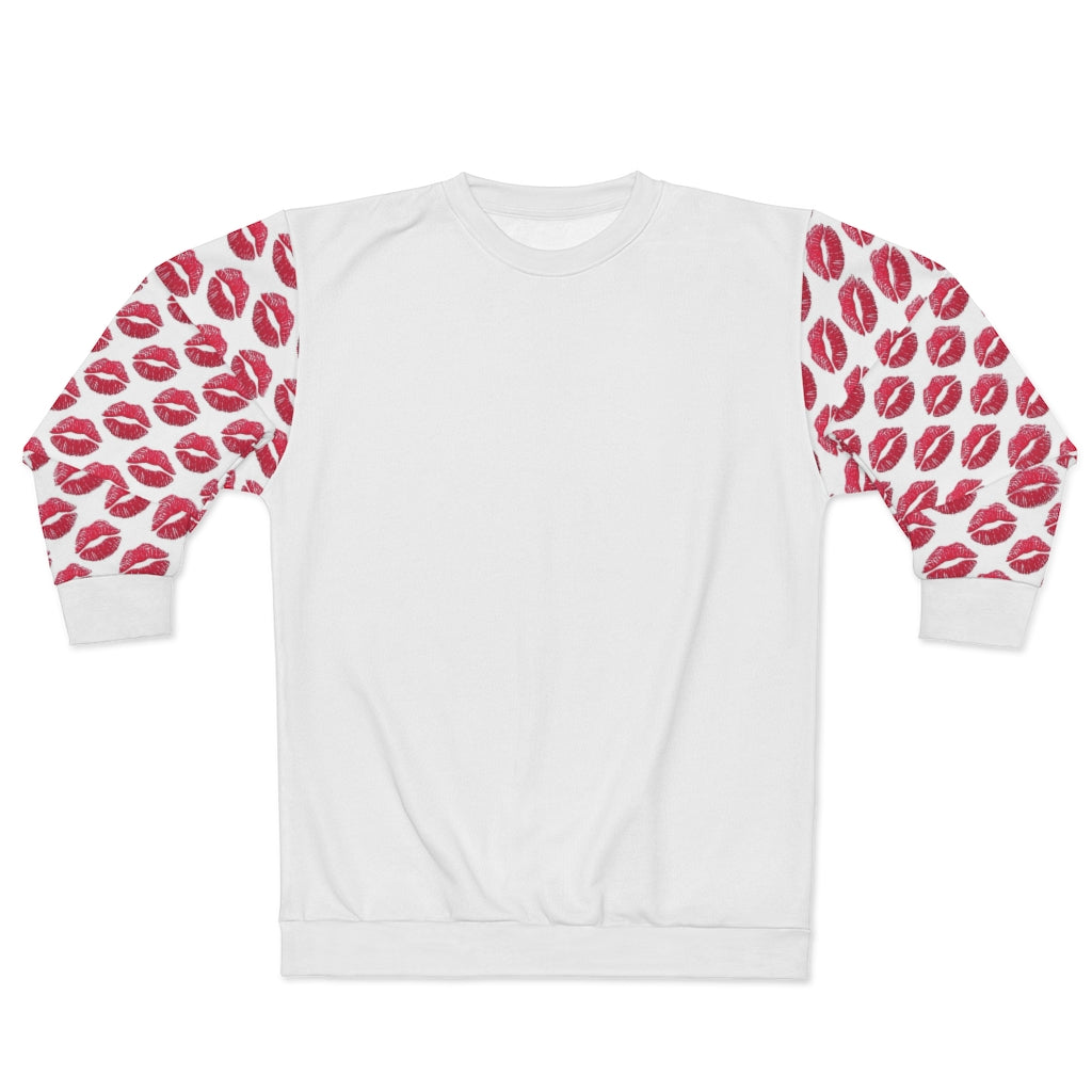 Kiss Kiss Wht Unisex Sweatshirt