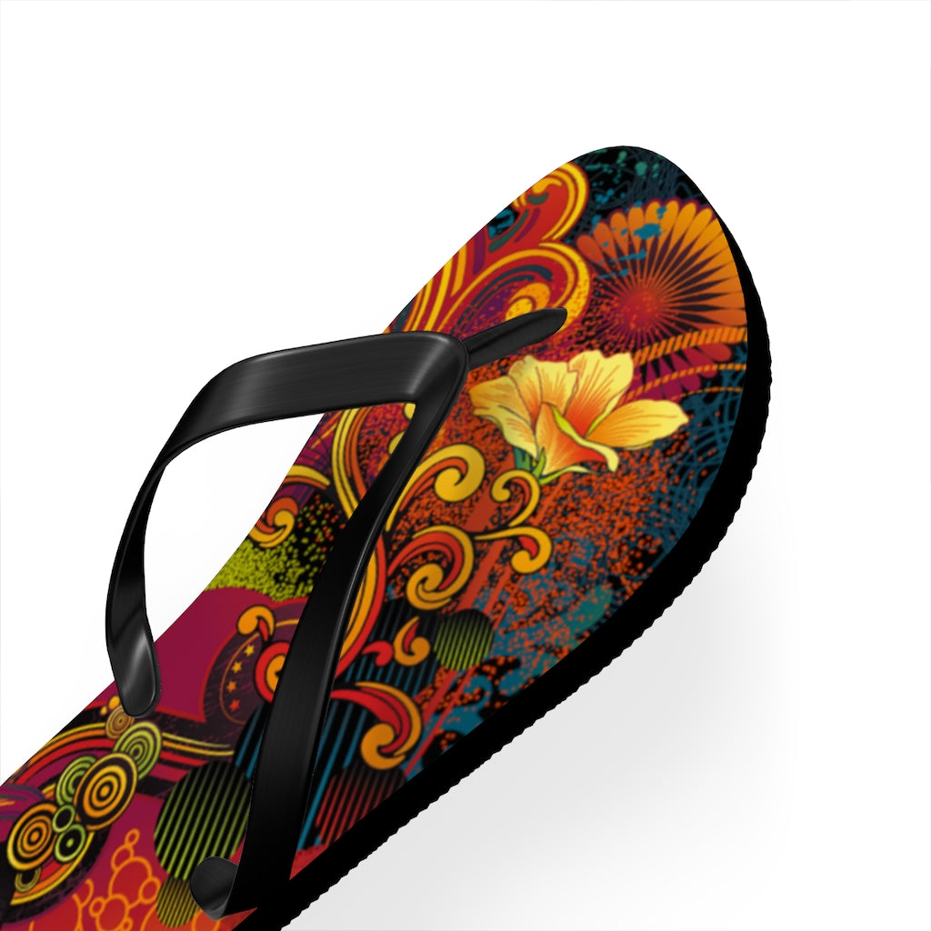 Flowing Flip Flops BLK