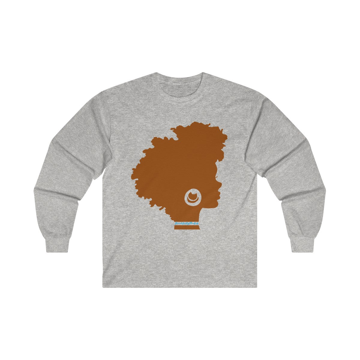 Beautifully Shaded Adult Cotton Long Sleeve Tee