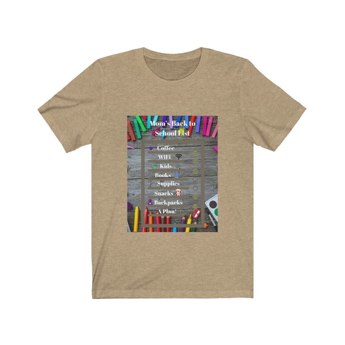 Mom’s List Women’s Jersey Short Sleeve Tee