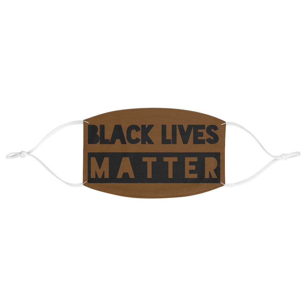 BLM Chocolate Fabric Face Mask
