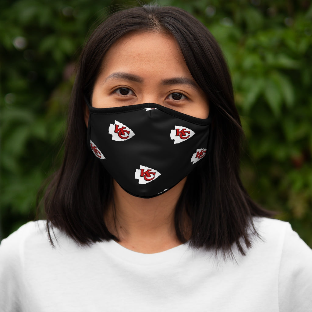 KC Chiefs Fitted Polyester Face Mask