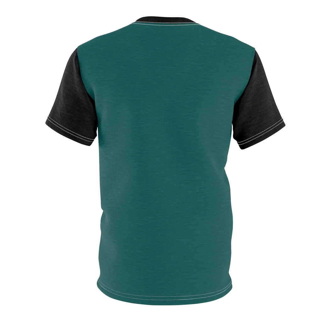 Locs Teal Unisex AOP Cut & Sew Tee