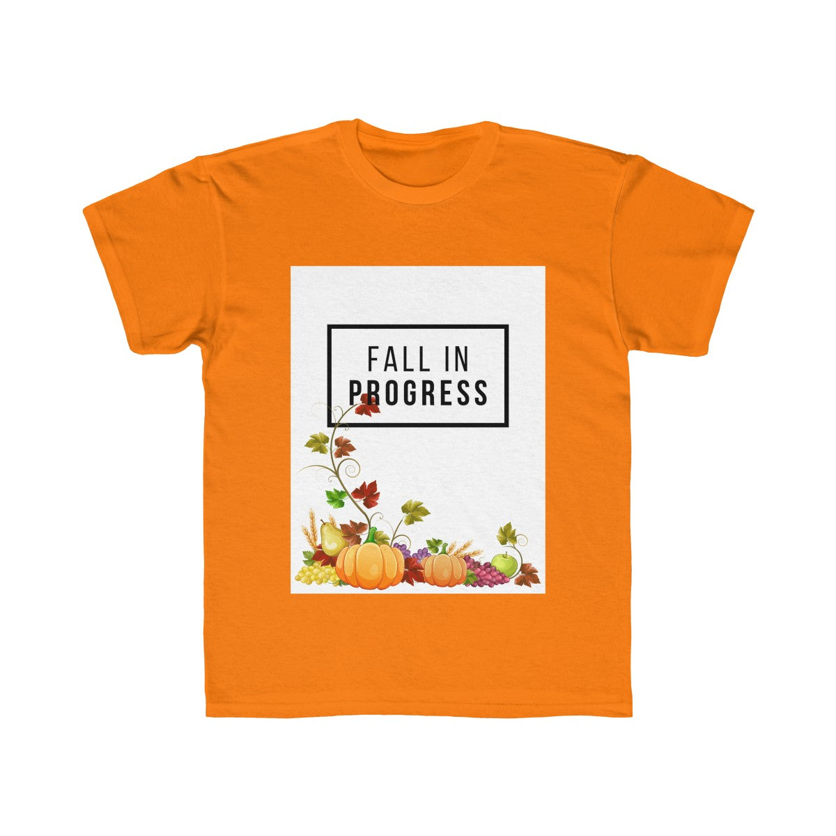 Fall in Progress Kids Regular Fit Tee