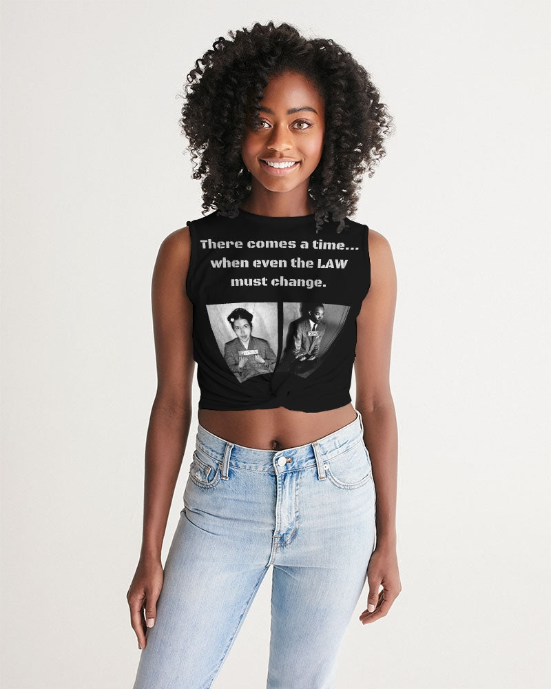 Law Change Women's Twist-Front Tank
