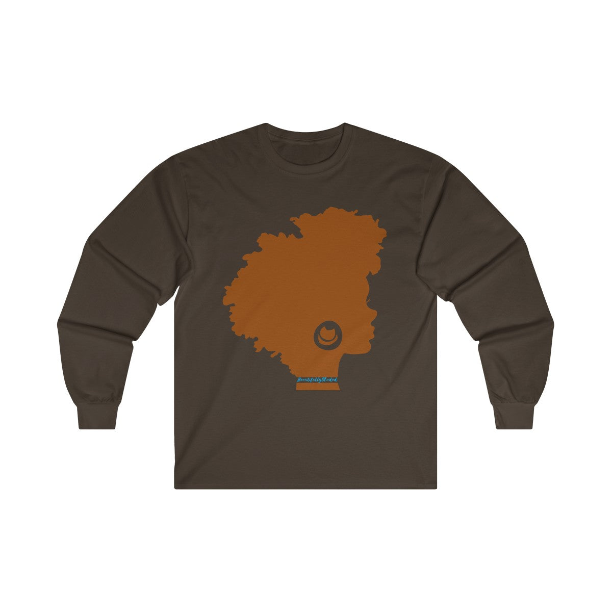 Beautifully Shaded Adult Cotton Long Sleeve Tee