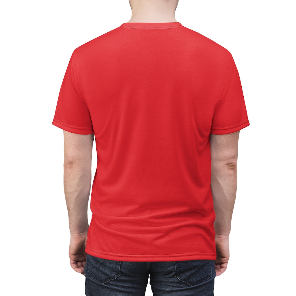 Marley Red Unisex AOP Cut & Sew Tee
