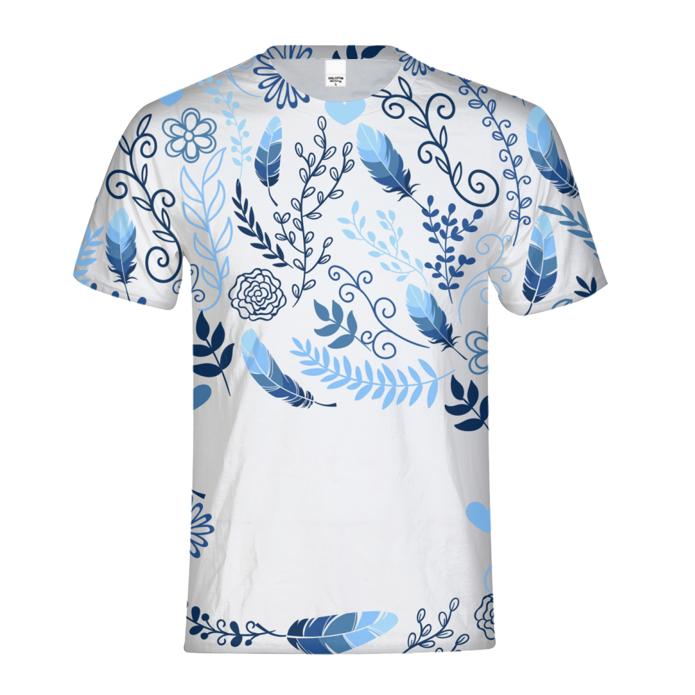 Feather Blue Kids Tee