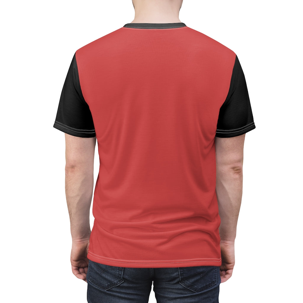 Locs Red Unisex AOP Cut & Sew Tee