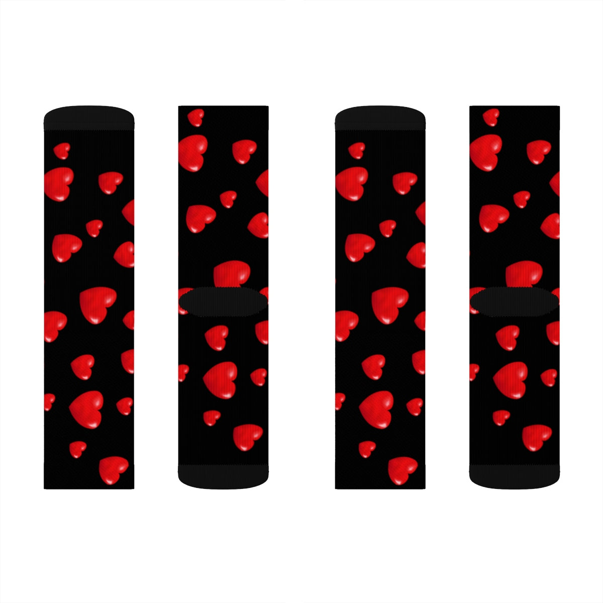 Black Heart Socks