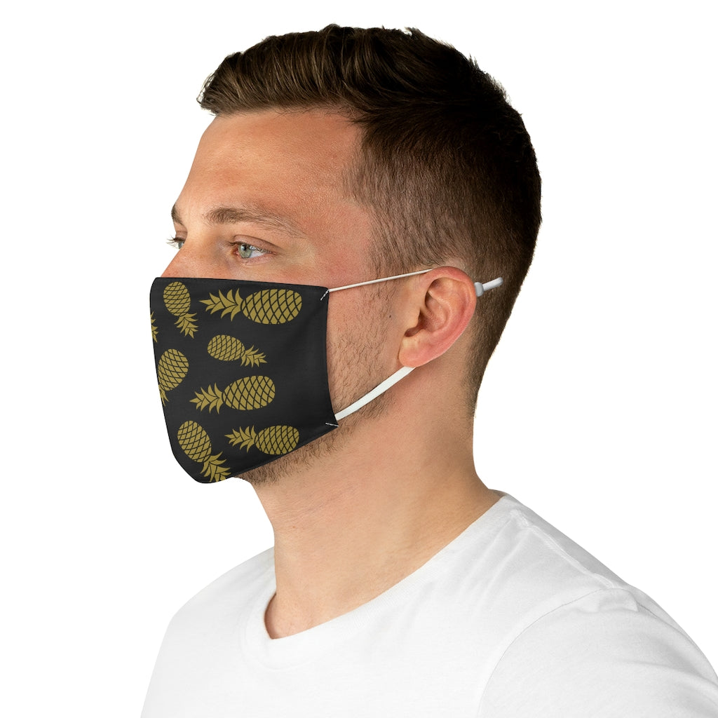 Elite Pineapple Fabric Face Mask