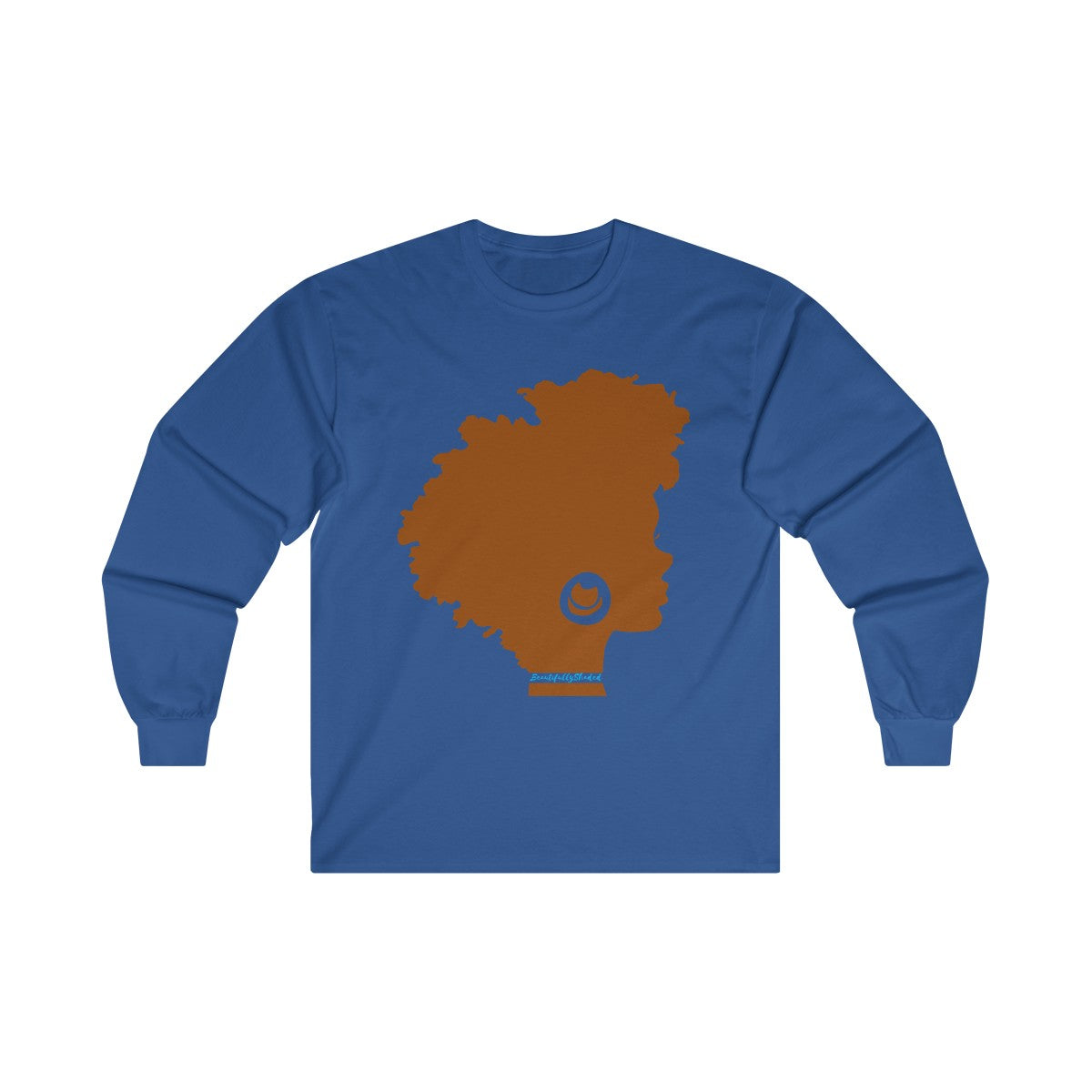 Beautifully Shaded Adult Cotton Long Sleeve Tee