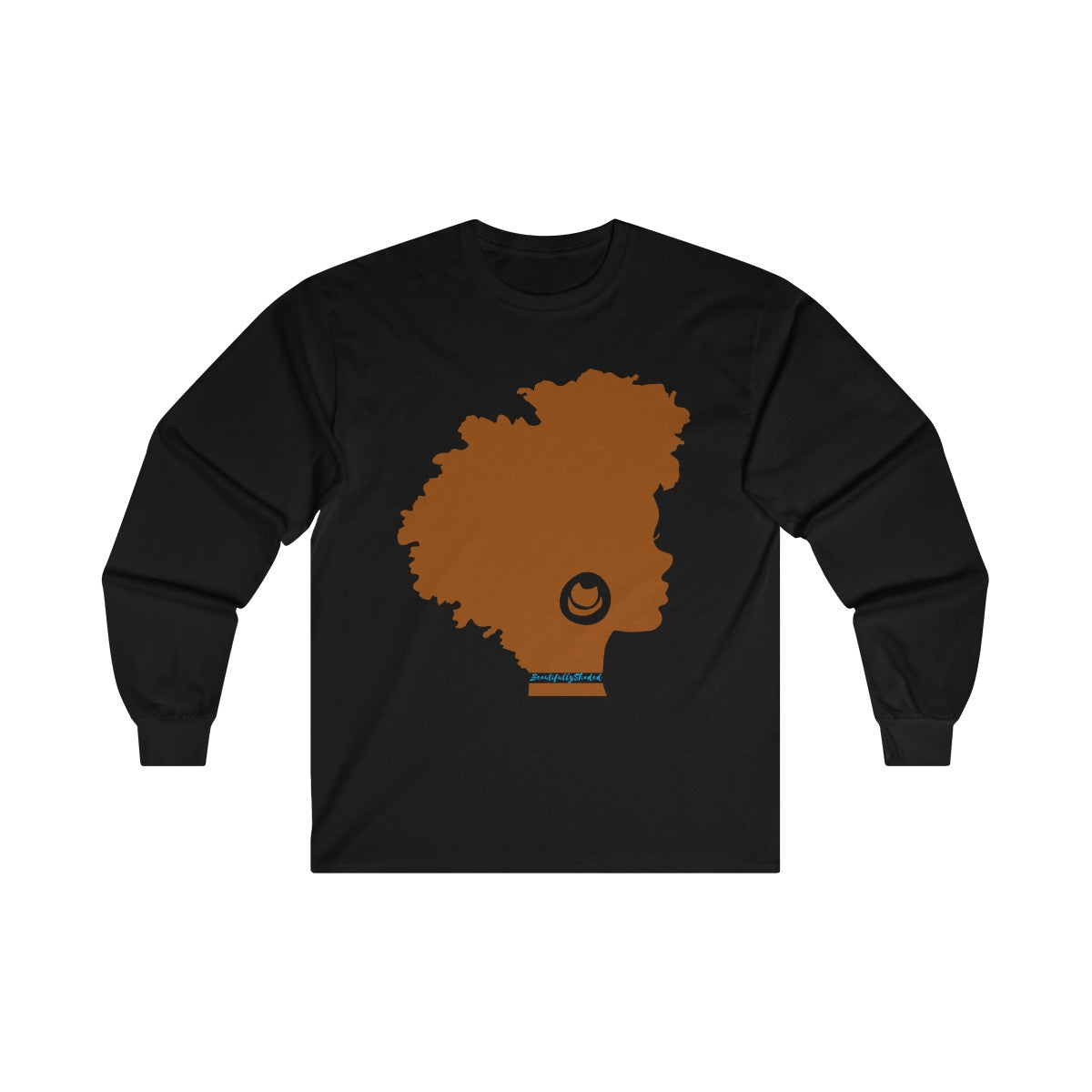 Beautifully Shaded Adult Cotton Long Sleeve Tee