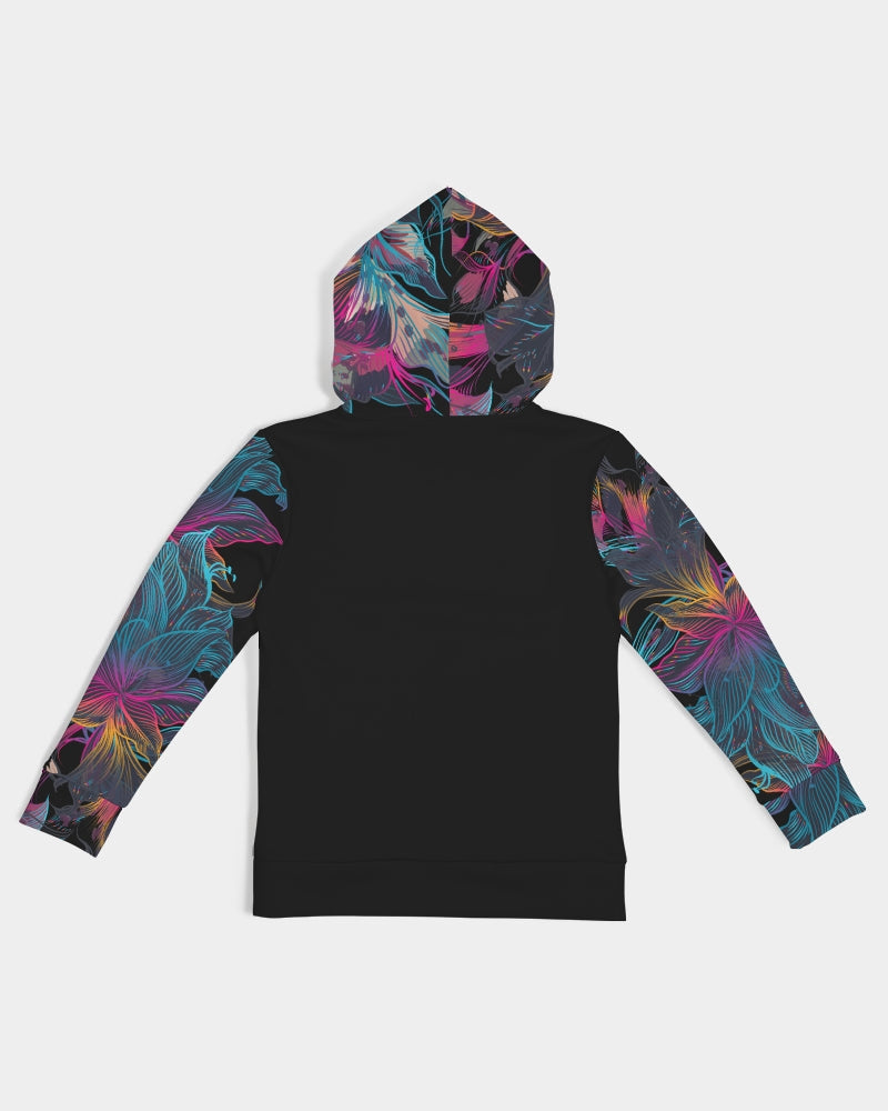 Neon Petals Kids Hoodie