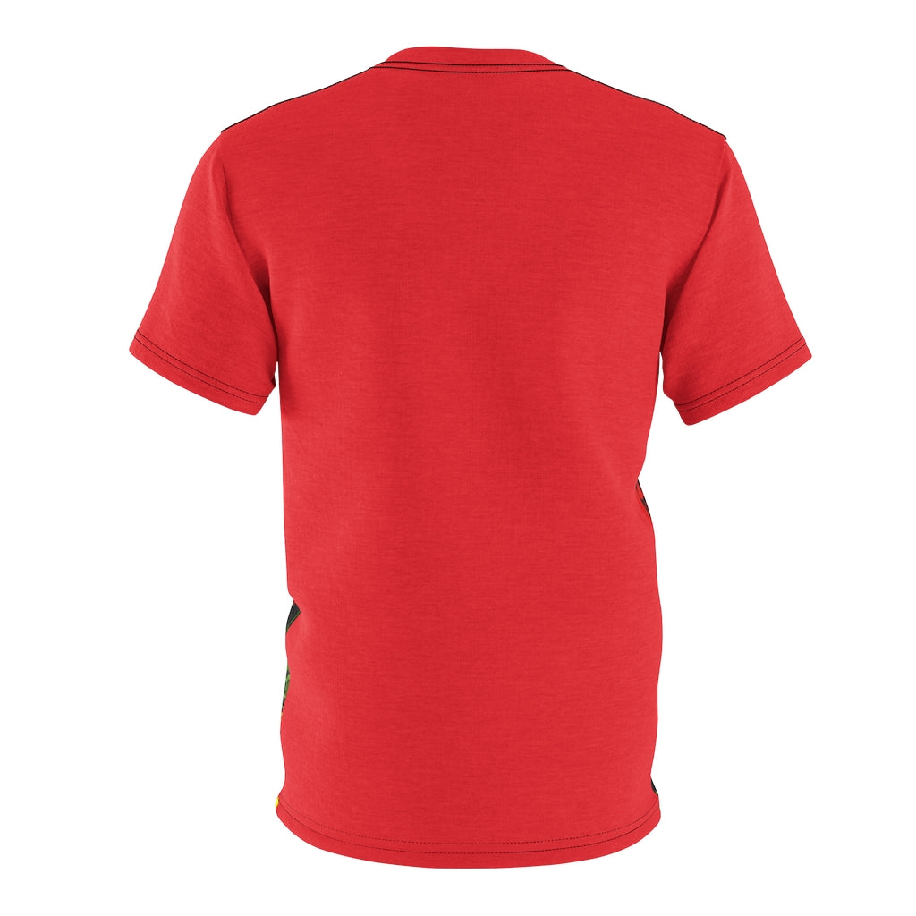 Marley Red Unisex AOP Cut & Sew Tee