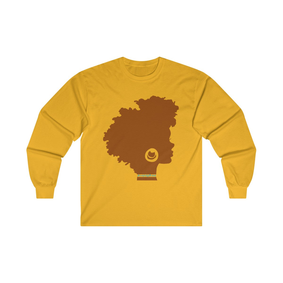 Beautifully Shaded Adult Cotton Long Sleeve Tee