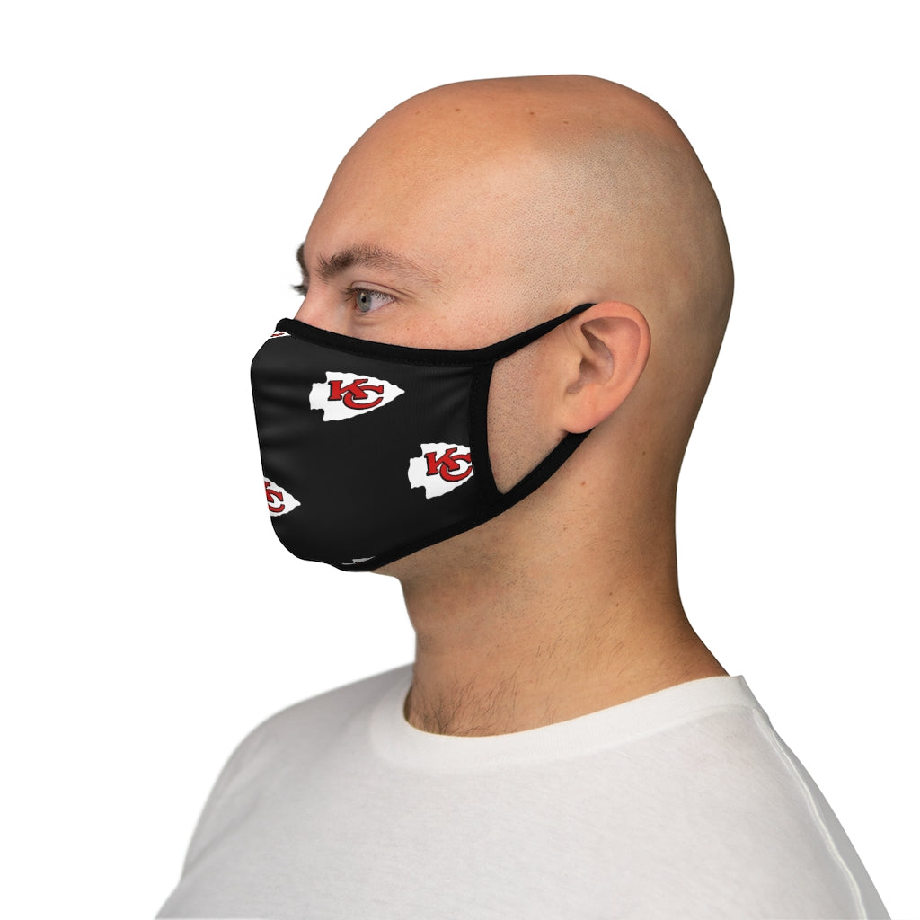 KC Chiefs Fitted Polyester Face Mask