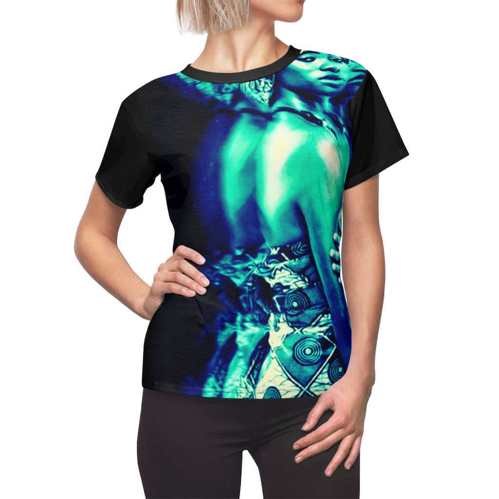 Vibe Women's AOP Cut & Sew Tee