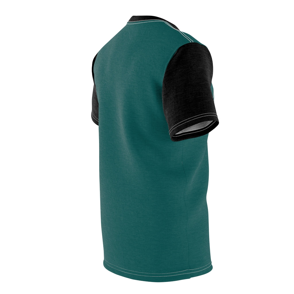 Locs Teal Unisex AOP Cut & Sew Tee