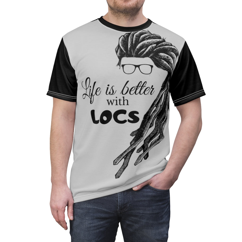 Locs Gry Unisex AOP Cut & Sew Tee