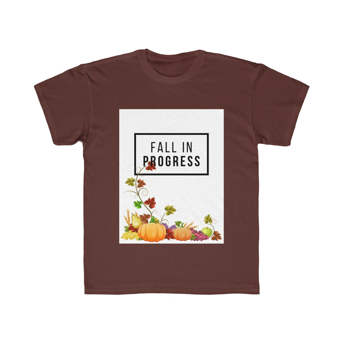 Fall in Progress Kids Regular Fit Tee