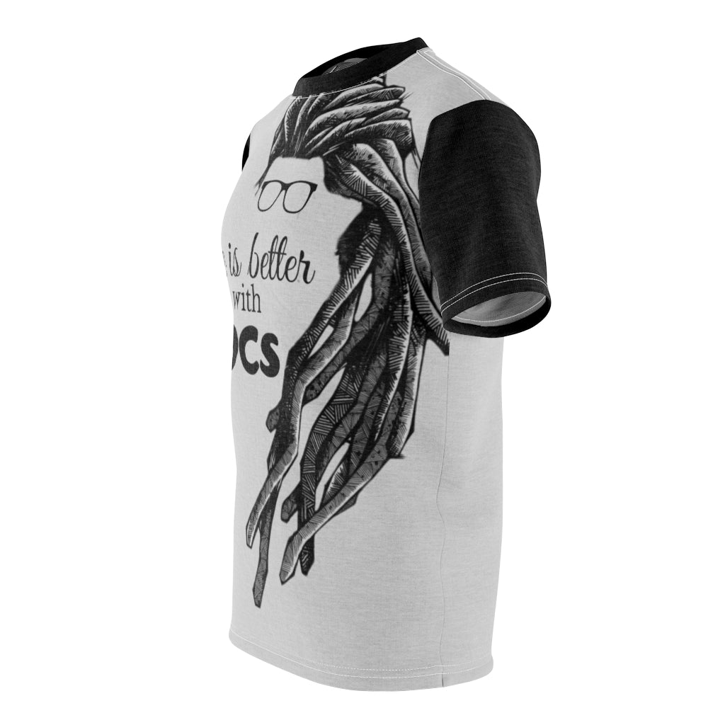 Locs Gry Unisex AOP Cut & Sew Tee
