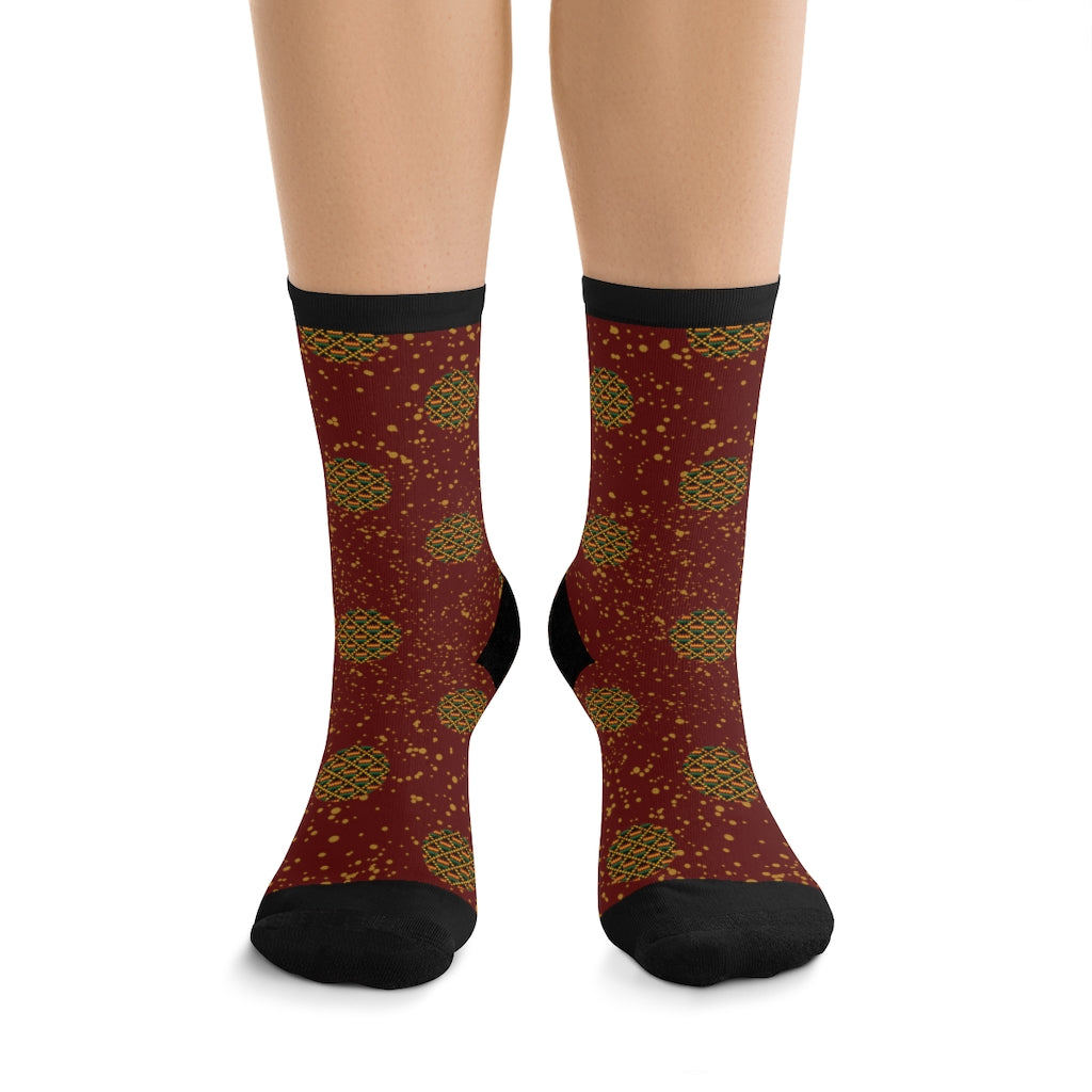 Motherspace Red DTG Socks