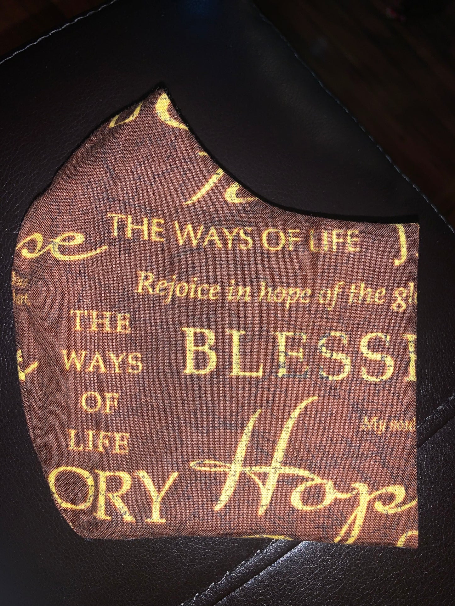 Rejoice Cotton 2 Layer Facemask