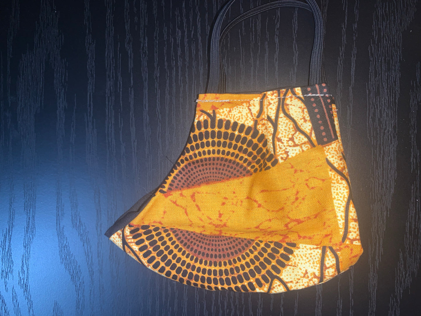 Ankara African Wax Print Cotton 2 Layer Facemask