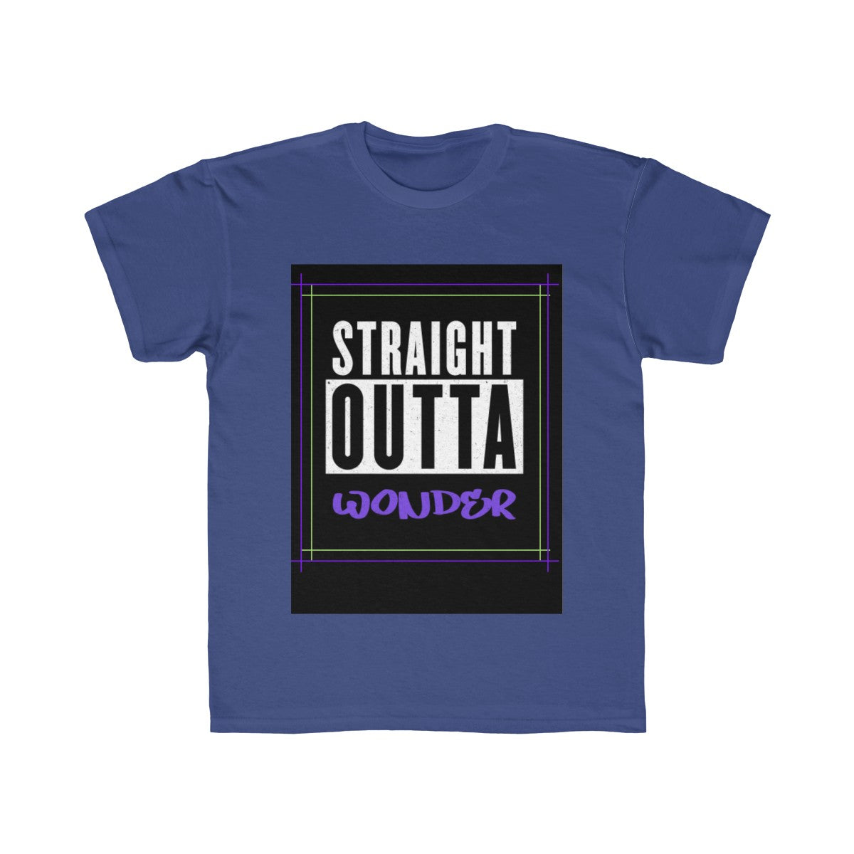 Straight Outta Wonder Kids Regular Fit Tee