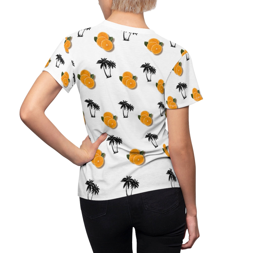 Florida Orange Women's AOP Cut & Sew Tee