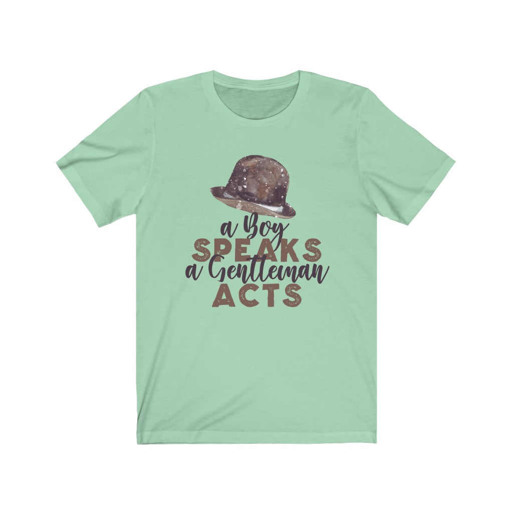Boys and Gents Adult Jersey Short Sleeve Tee