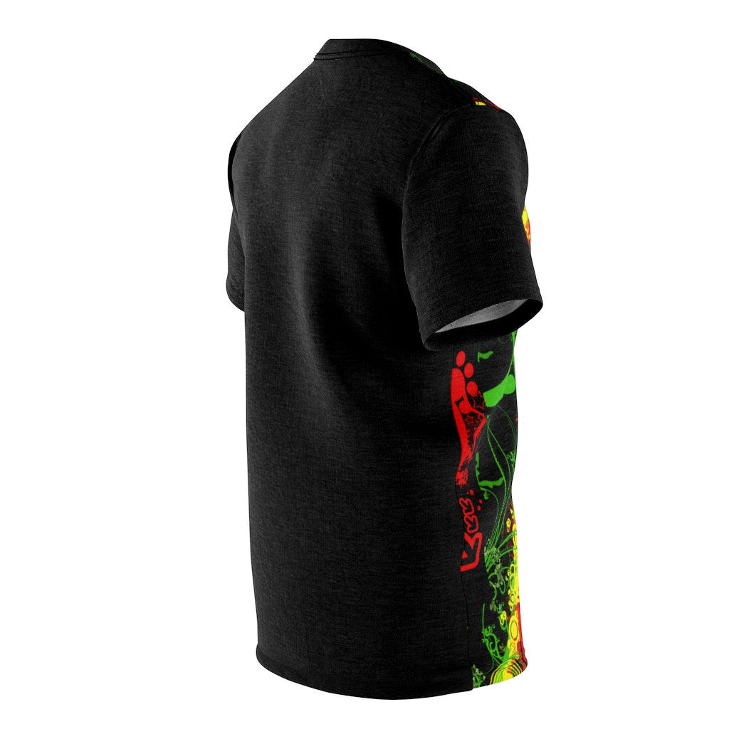 Marley Black Unisex AOP Cut & Sew Tee