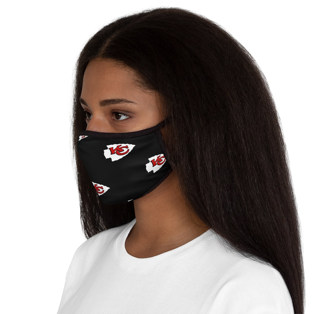 KC Chiefs Fitted Polyester Face Mask