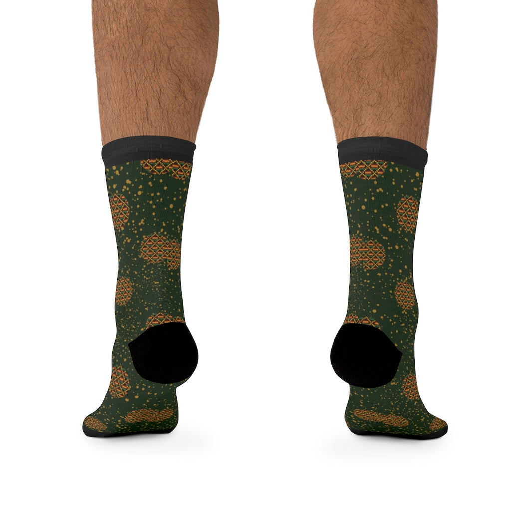 Motherspace Green DTG Socks