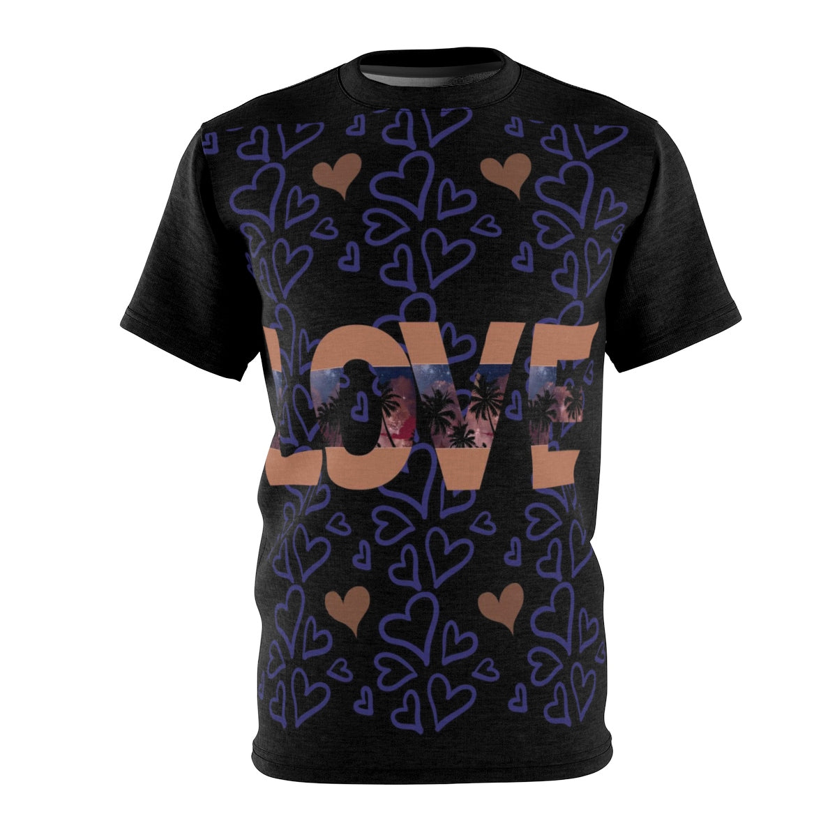 Love Unisex AOP Cut & Sew Tee