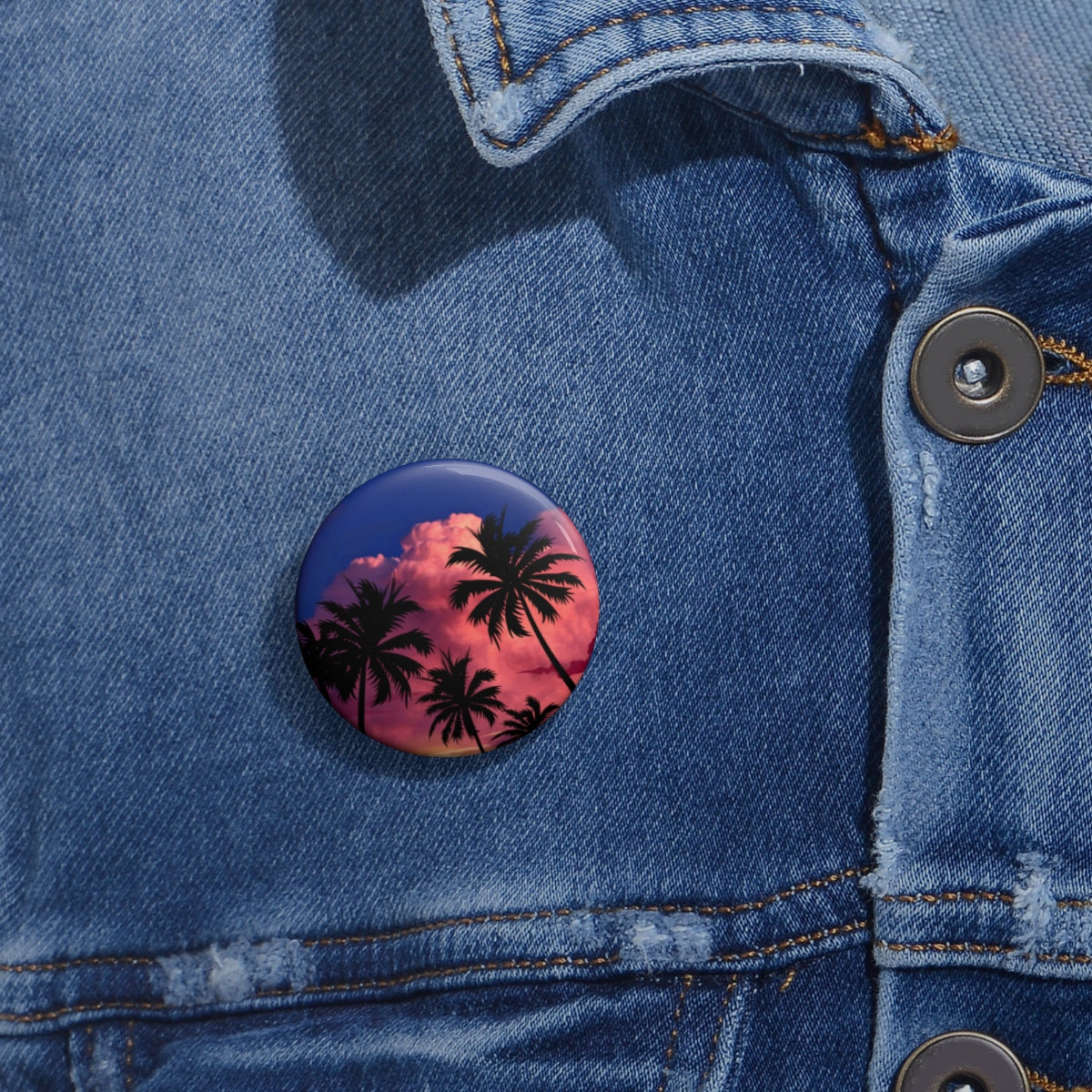 Palm Dreams Pin Buttons