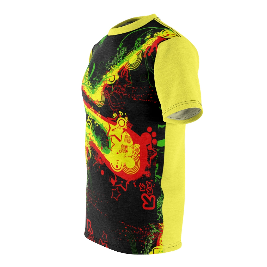 Marley Yellow Unisex AOP Cut & Sew Tee