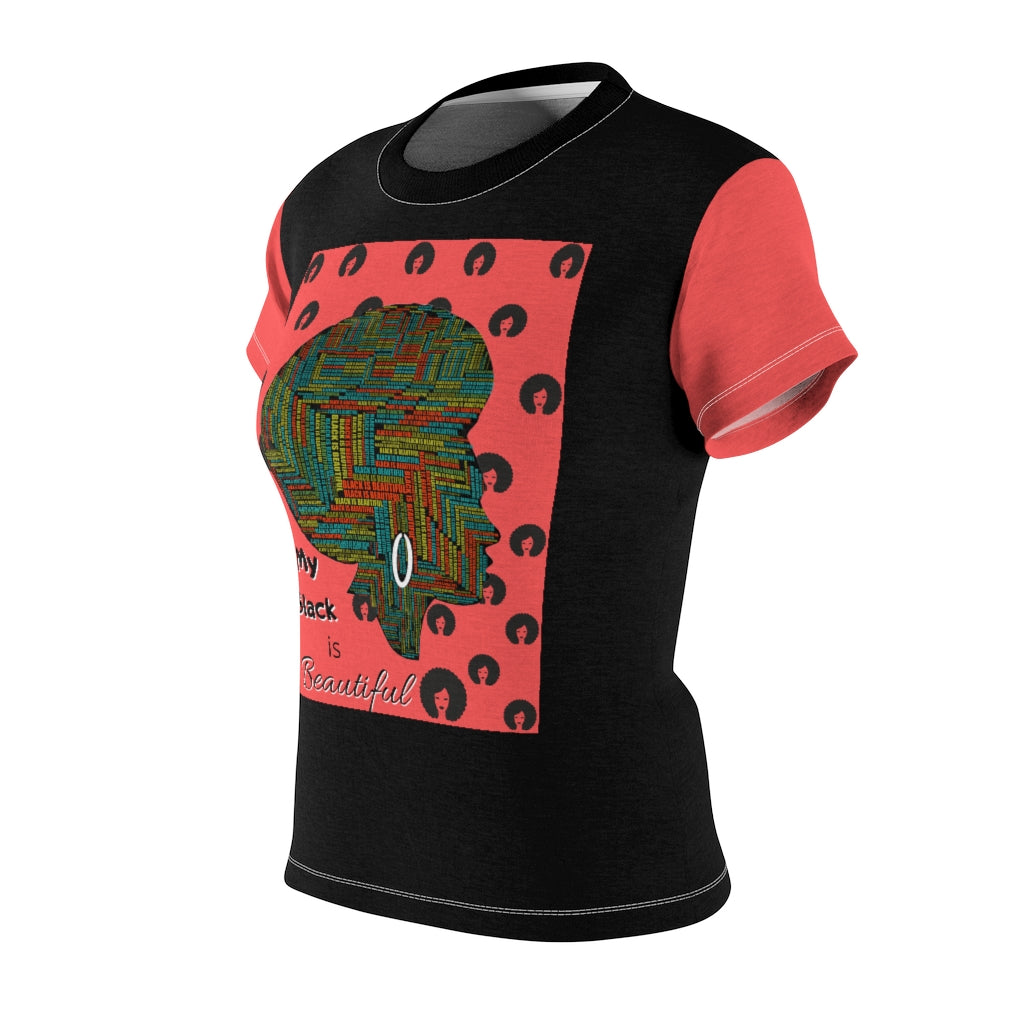 My Black is Beautiful Women's AOP Cut & Sew Tee