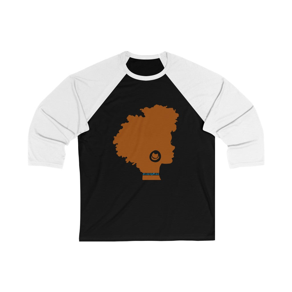 Beautifully Shaded Unisex 3/4 Sleeve Baseball Tee