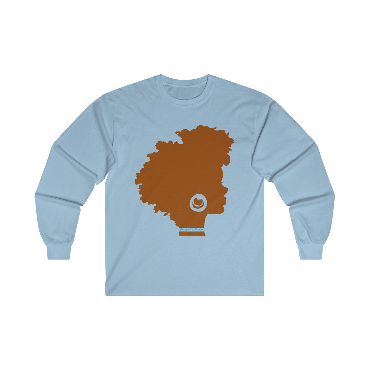 Beautifully Shaded Adult Cotton Long Sleeve Tee