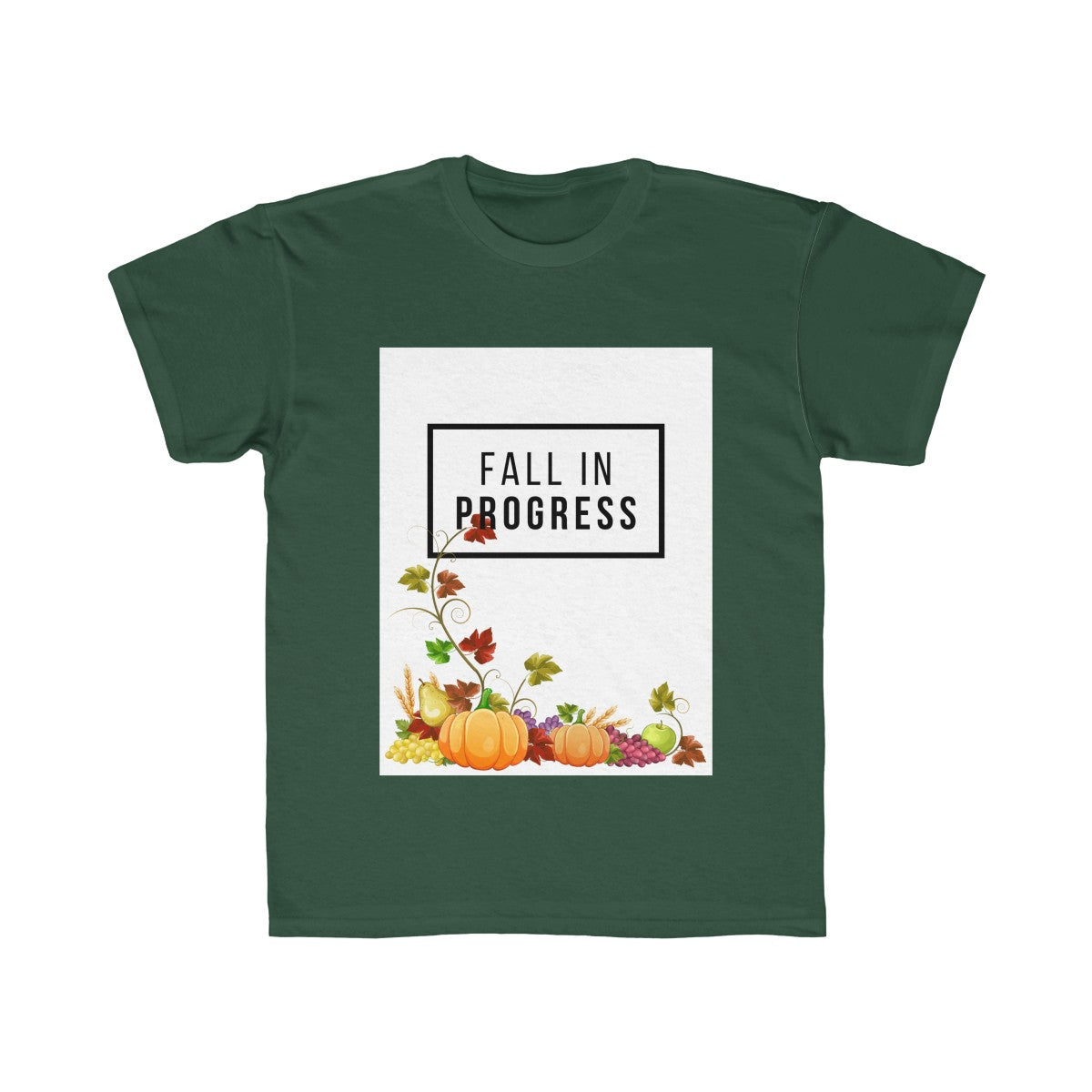 Fall in Progress Kids Regular Fit Tee